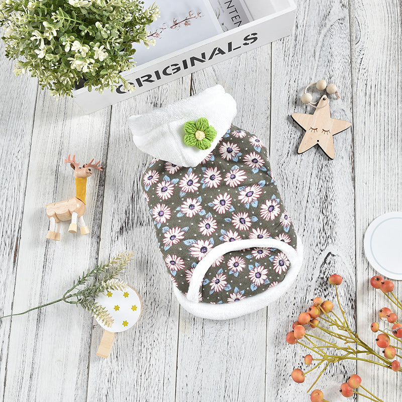 Daisy Coat for Dogs - Two-Legged Clothing Outfit
