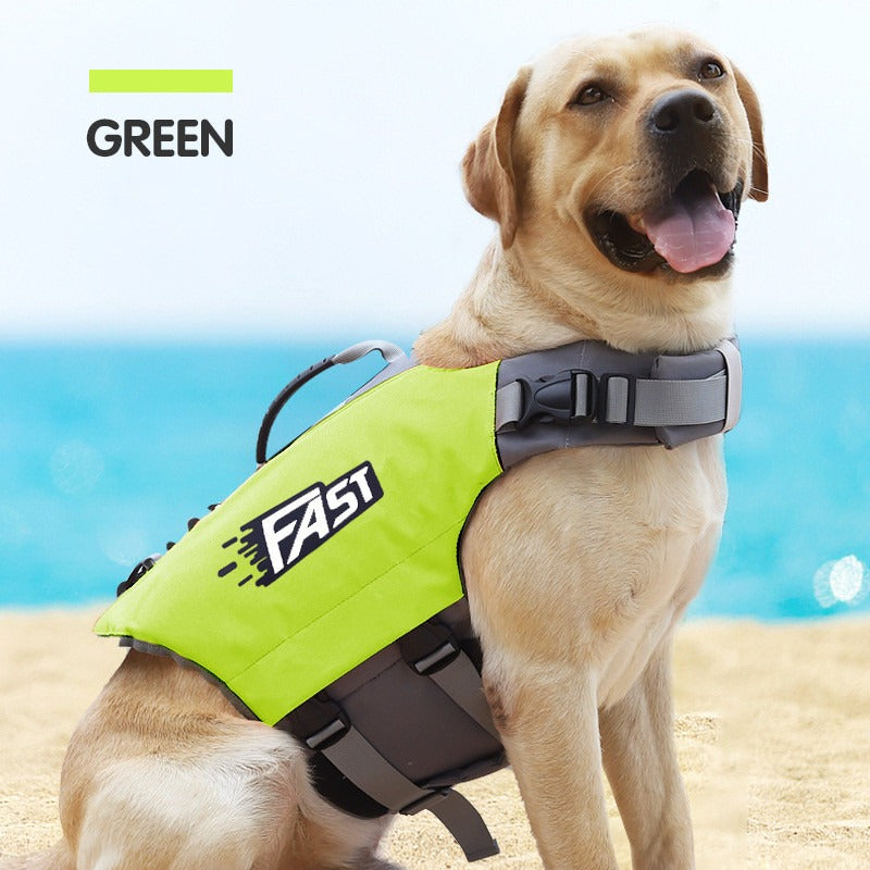 Reflective Dog Life Jacket Swimming Suit