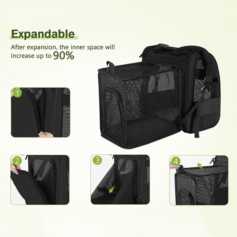 Portable Cat Backpack Pet Diaper Bag