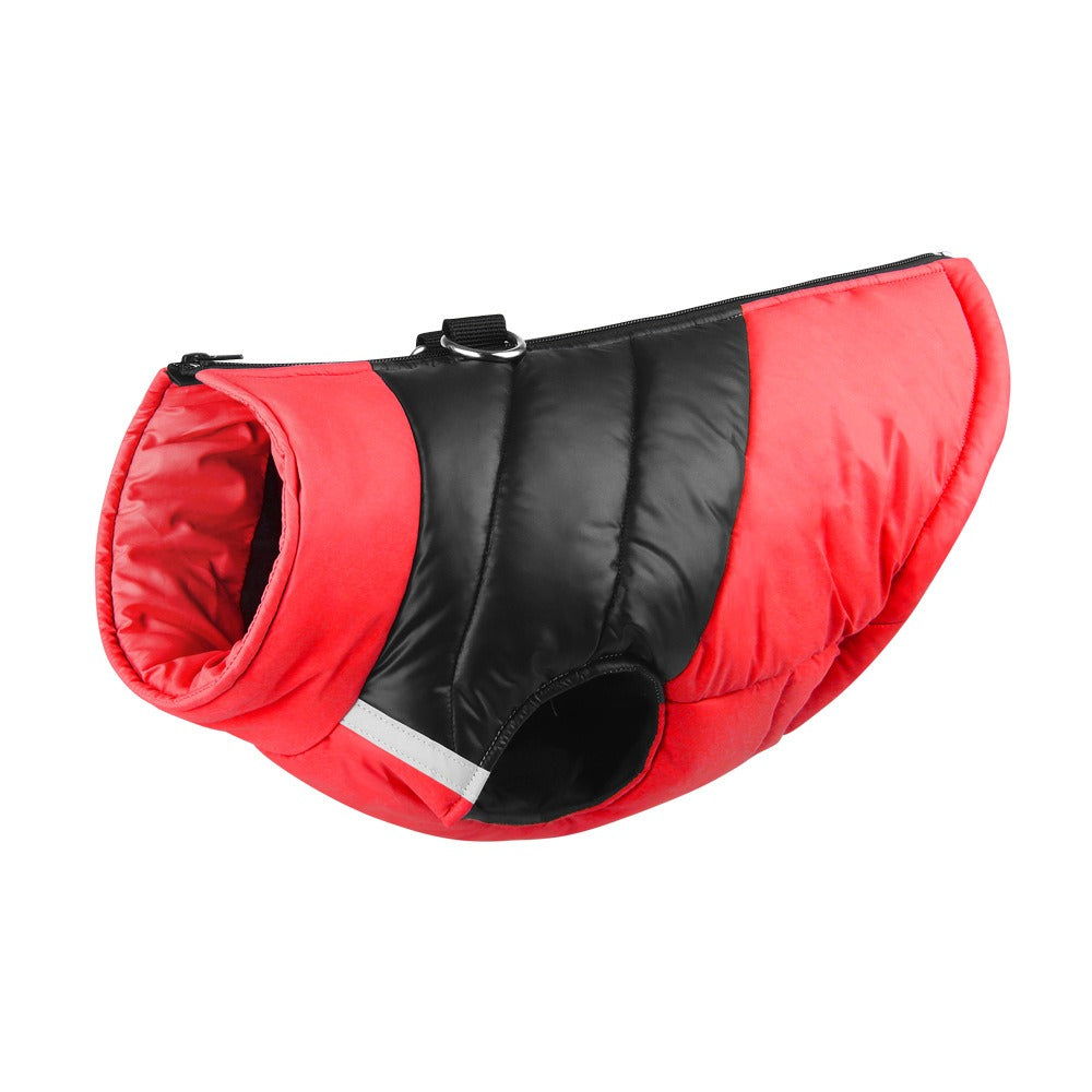 Waterproof Winter Dog Vest Jacket with Zipper
