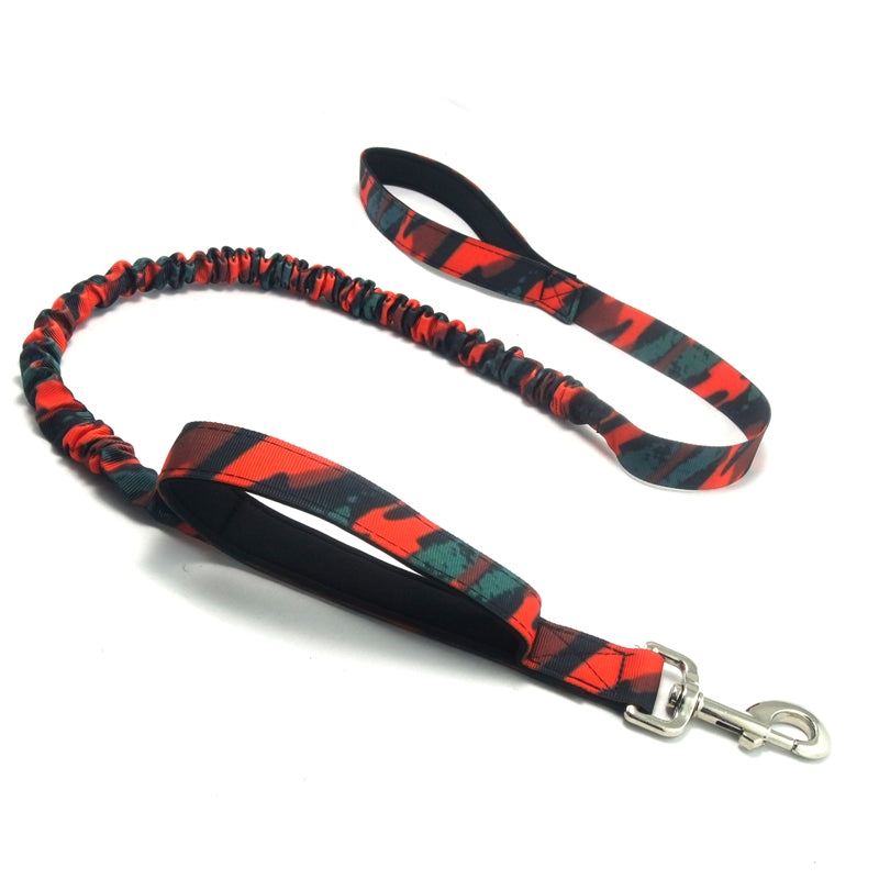 Camouflage Drawstring Elastic Pet Leash