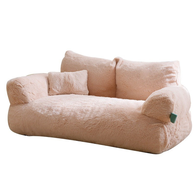 Flannel Warm Large Cat Sofa Pet Bed