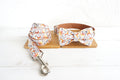 MUTTCO Christmas Pet Dog Collar and Leash Set UDC-061
