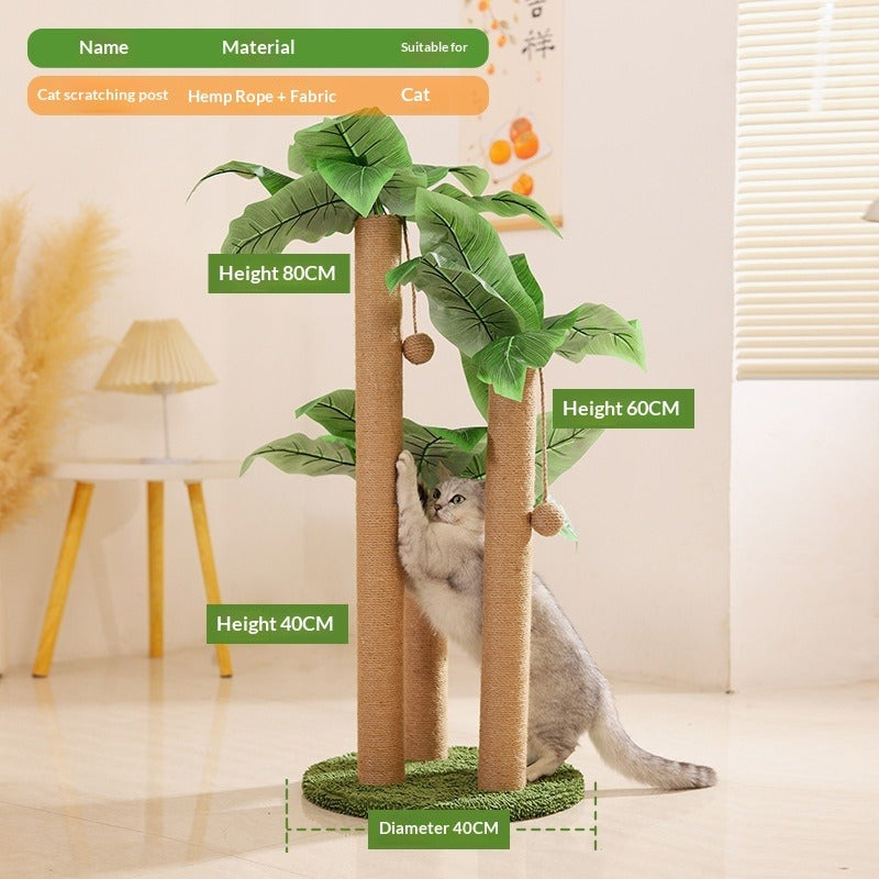 Coconut Tree Cat Climbing Tower