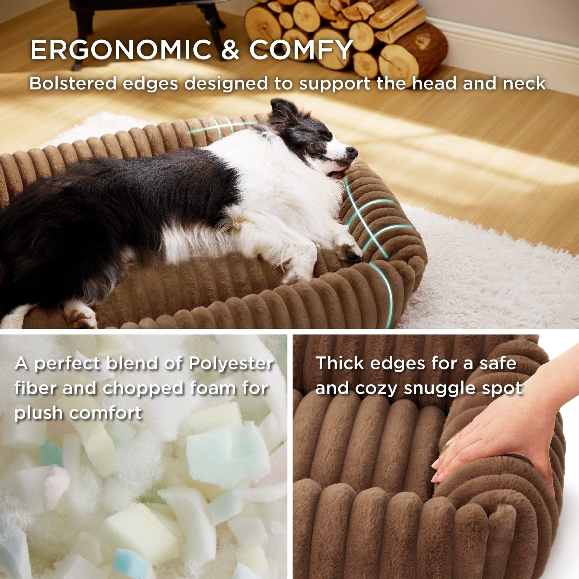 Warm Plush Pet Bed Doghouse