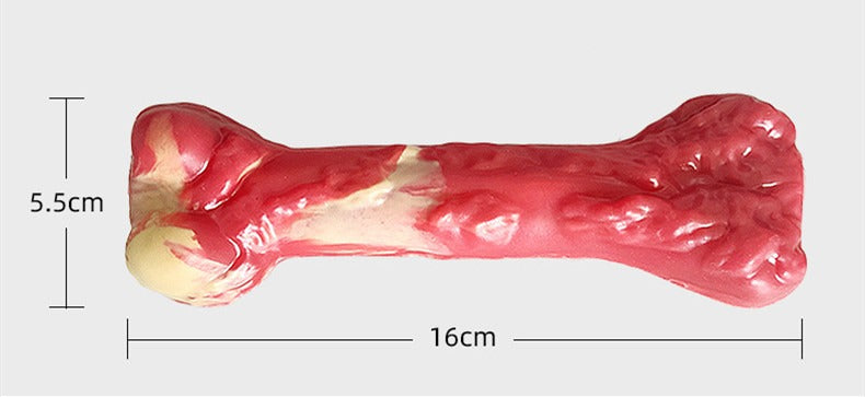 Rubber Bone Dog Chew Toy