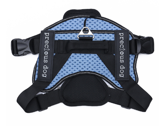 Adjustable Dog Traction Harness for Chest and Back