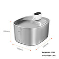 Smart Stainless Steel Wireless Pet Water Fountain