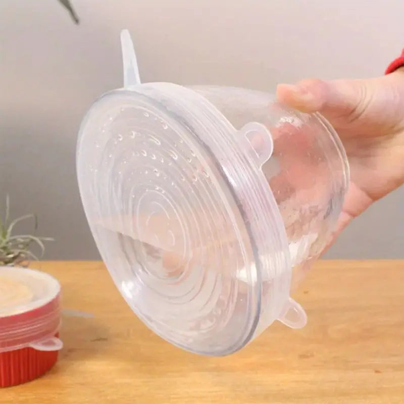 Silicone Stretch Lids Set for Food Storage (6 Sizes)