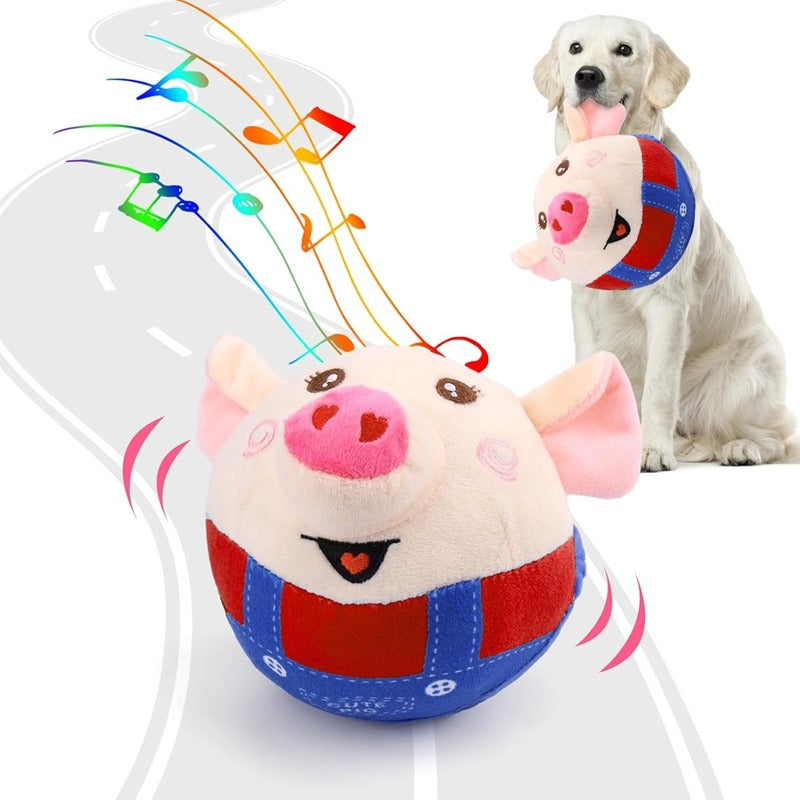 Jumping Electric Dog Piglet Plush Toy