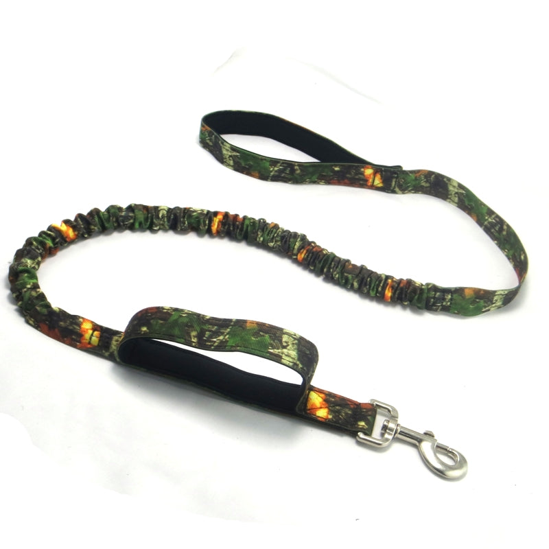 Camouflage Drawstring Elastic Pet Leash