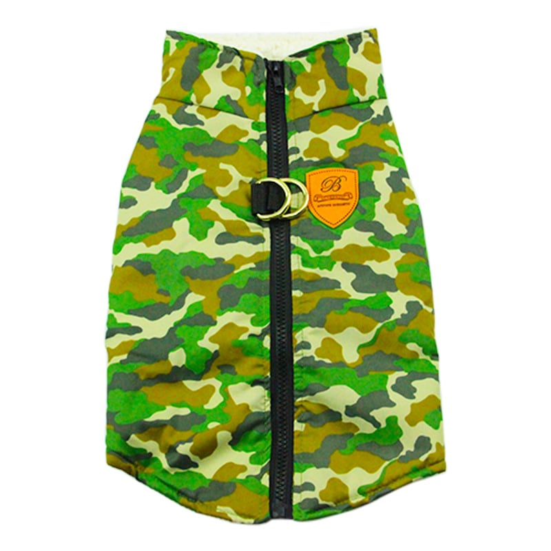 New Camouflage Warm Cotton Coat for Dogs