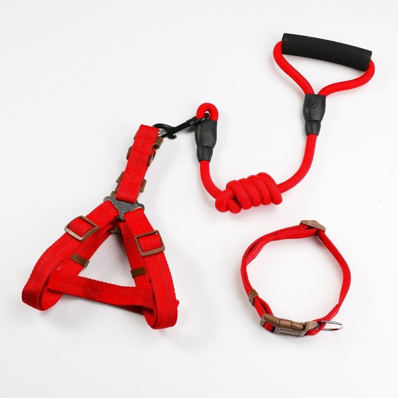 Integrated Dog Vest with Hand Holding Rope for Puppies