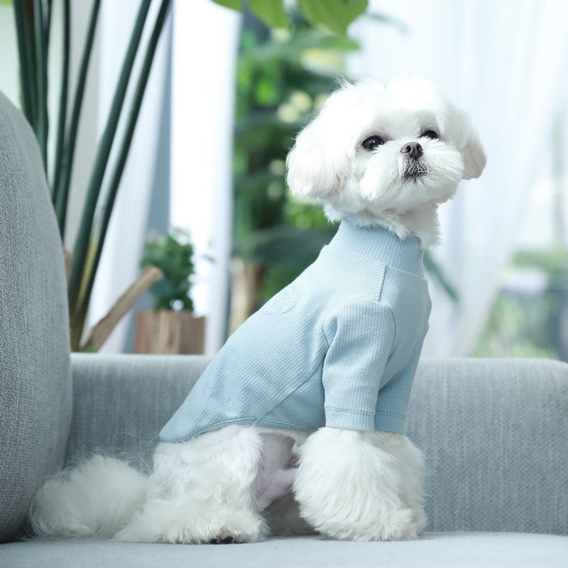 Double Breasted Quilted Cotton Pet Vest Coat