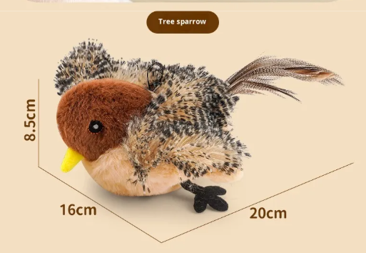 Interactive Magpie Cat Plush Smart Toy