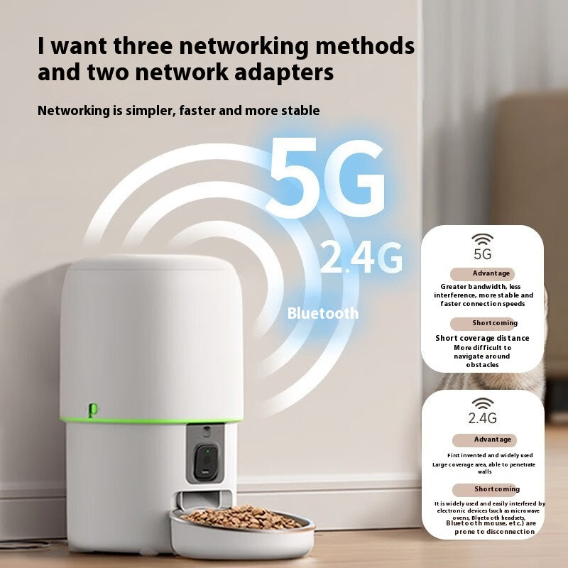 Smart Automatic Pet Feeder with Remote Video