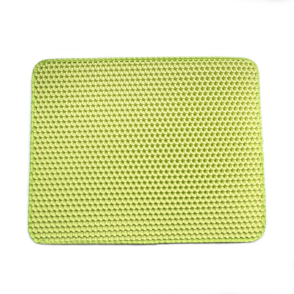 EVA Double-Layer Anti-Splash Cat Litter Mat