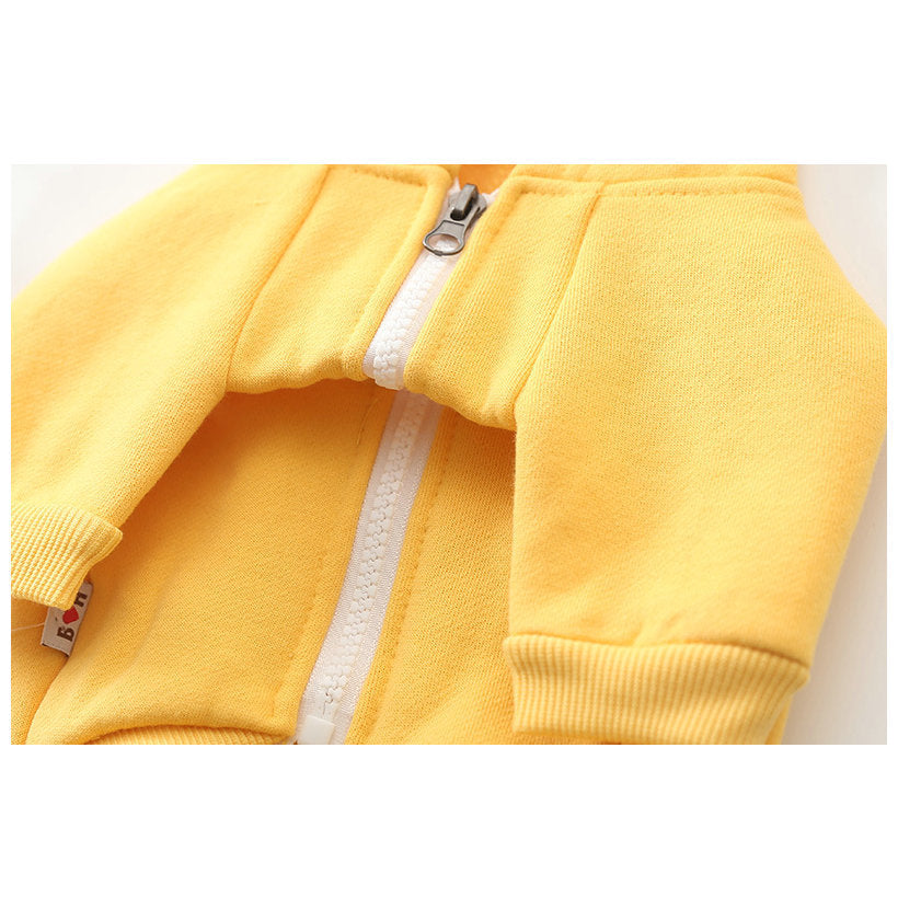 Autumn Fashion Dog Sweatshirt with Simple Letters