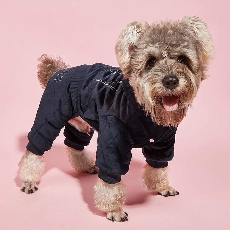Cotton-Padded Jacket and Pants for Cats and Dogs