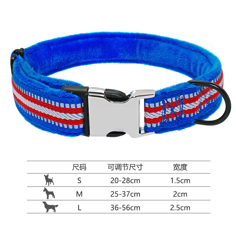 Reflective Dog Collar with Engraving for Pets