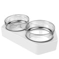 Adjustable Hexagonal Pet Bowl with Dual Sections