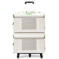 Double-Decker Pet Trolley Cat Carrier