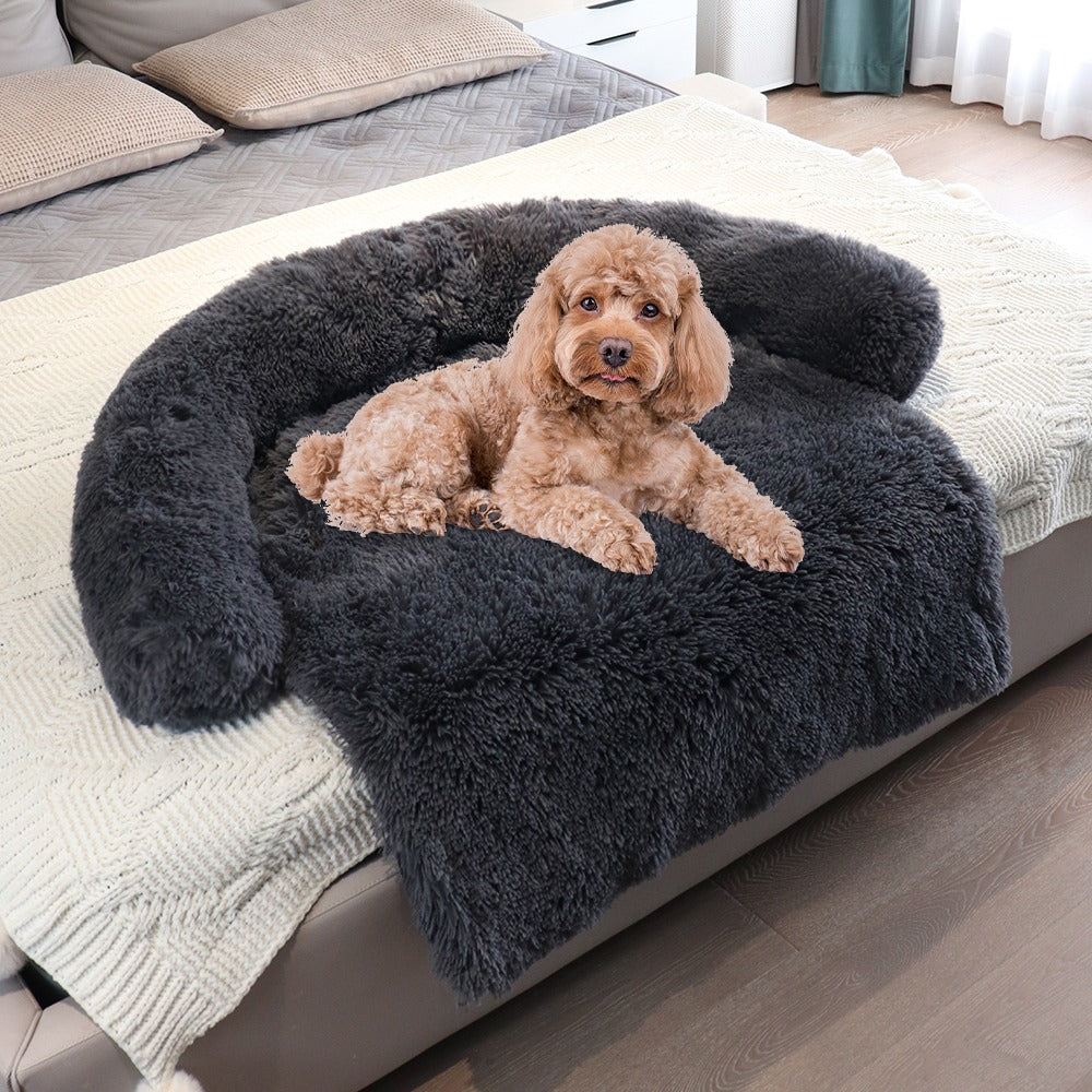 Removable Plush Pet Bed Mat