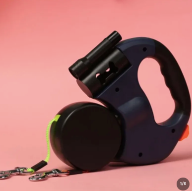 Dog Leash with Flashlight