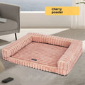 Angora Stripe Removable Pet Bed
