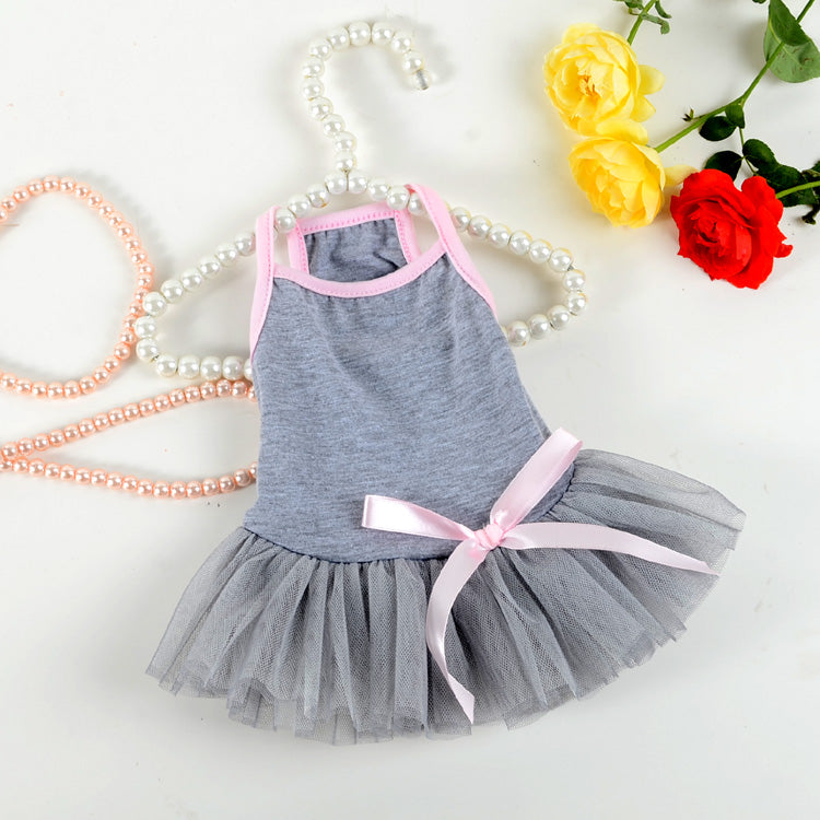 Cute Thin Cotton Princess Dress for Pets