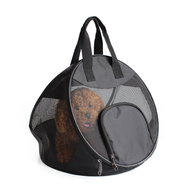 Portable Breathable Cat Carrier Bag (Foldable Design)