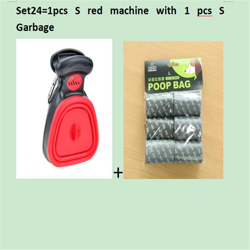 Foldable Dog Pooper Scooper with Decomposable Bags