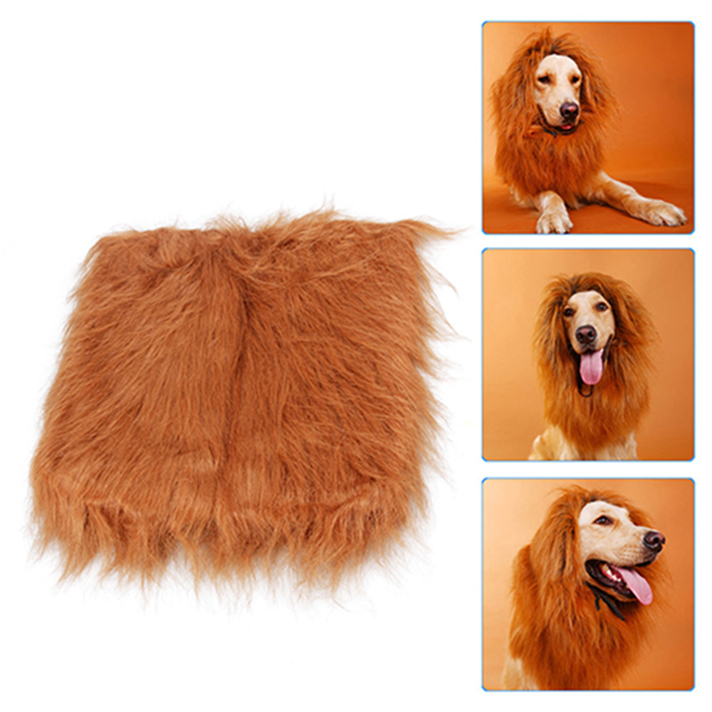 Cute Pet Lion Mane Costume for Dogs and Cats