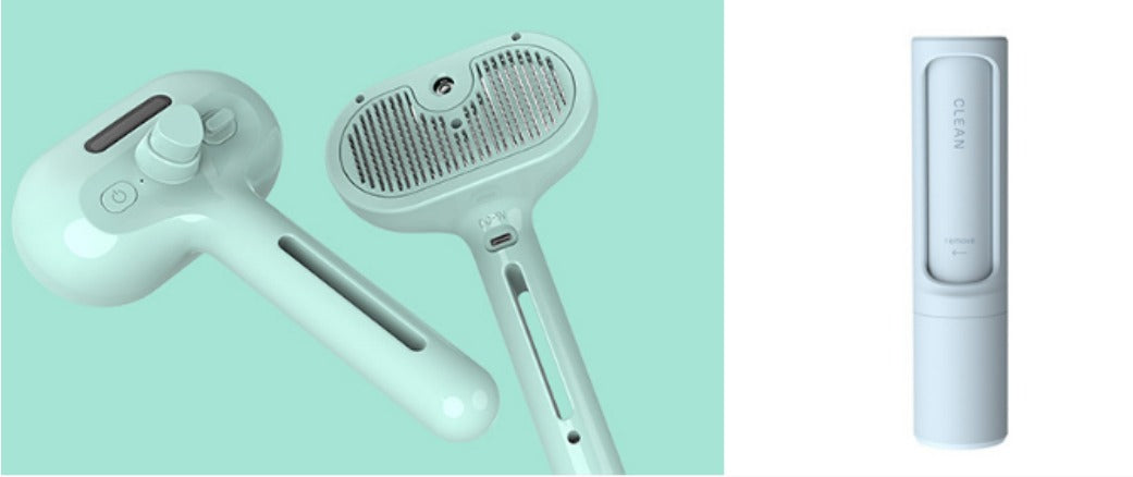 Self-Cleaning Mist Spray Pet Grooming Brush