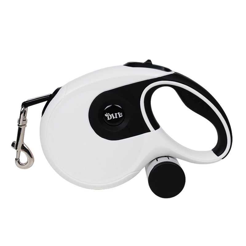 Retractable Dog Leash with One-Button Lock and Grip