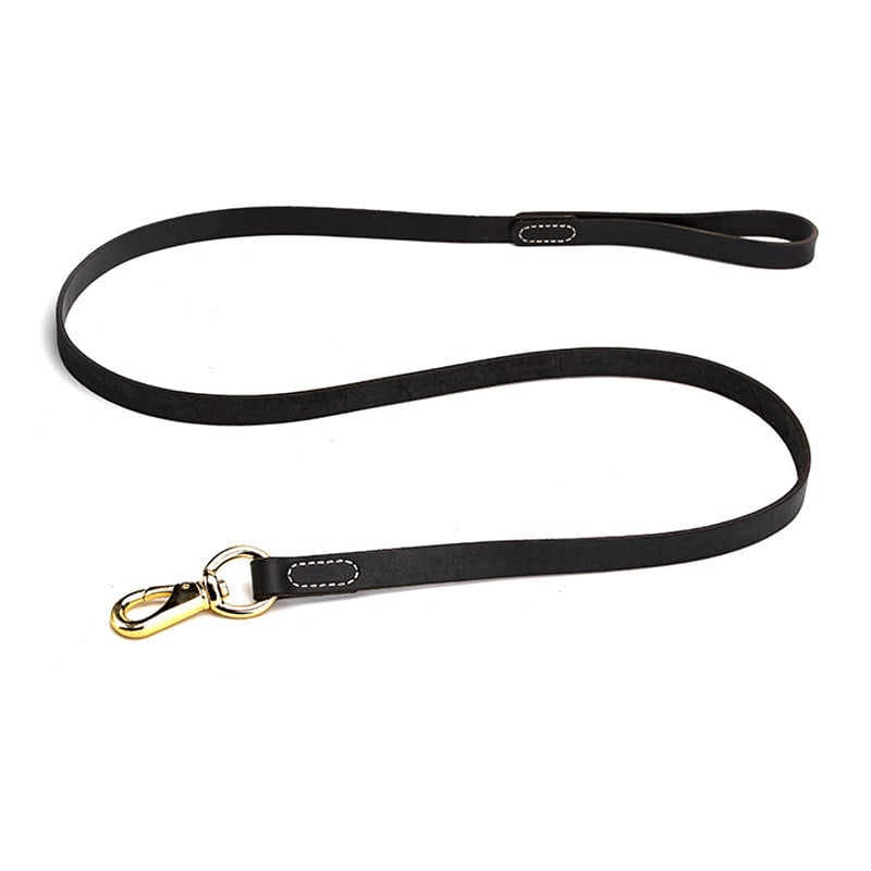 Cowhide Dog Leash for Medium and Large Breeds