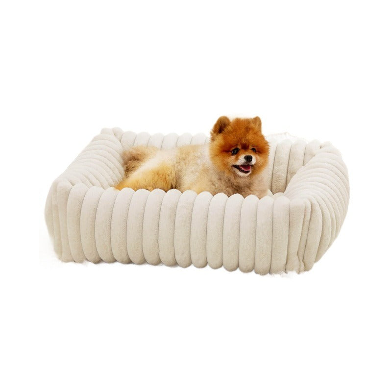 Warm Plush Pet Bed Doghouse