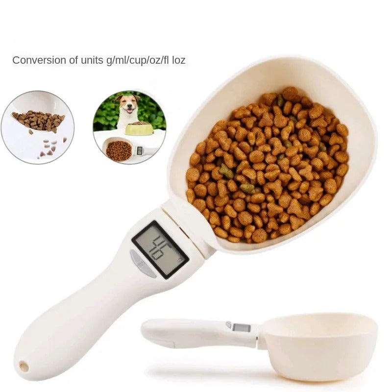 Pet Food Measuring Spoon with LCD Scale
