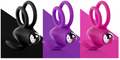 Vibrating Delay Ring with Rabbit Ears for Couples