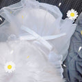 Korean White Sarong Skirt for Dogs