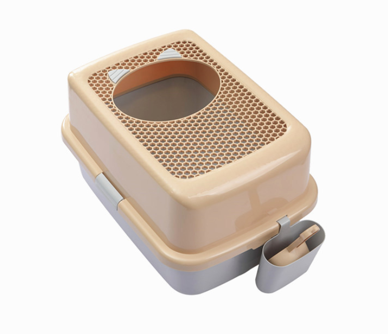 Extra Large Enclosed Cat Litter Box and Toilet