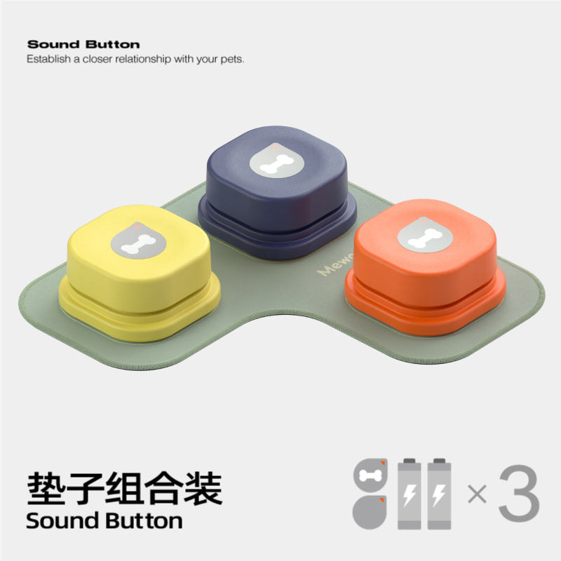 Pet Communication Button for Interactive Dog Training