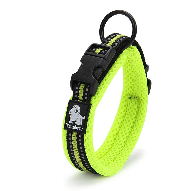 Reflective No-Choke Padded Dog Collar
