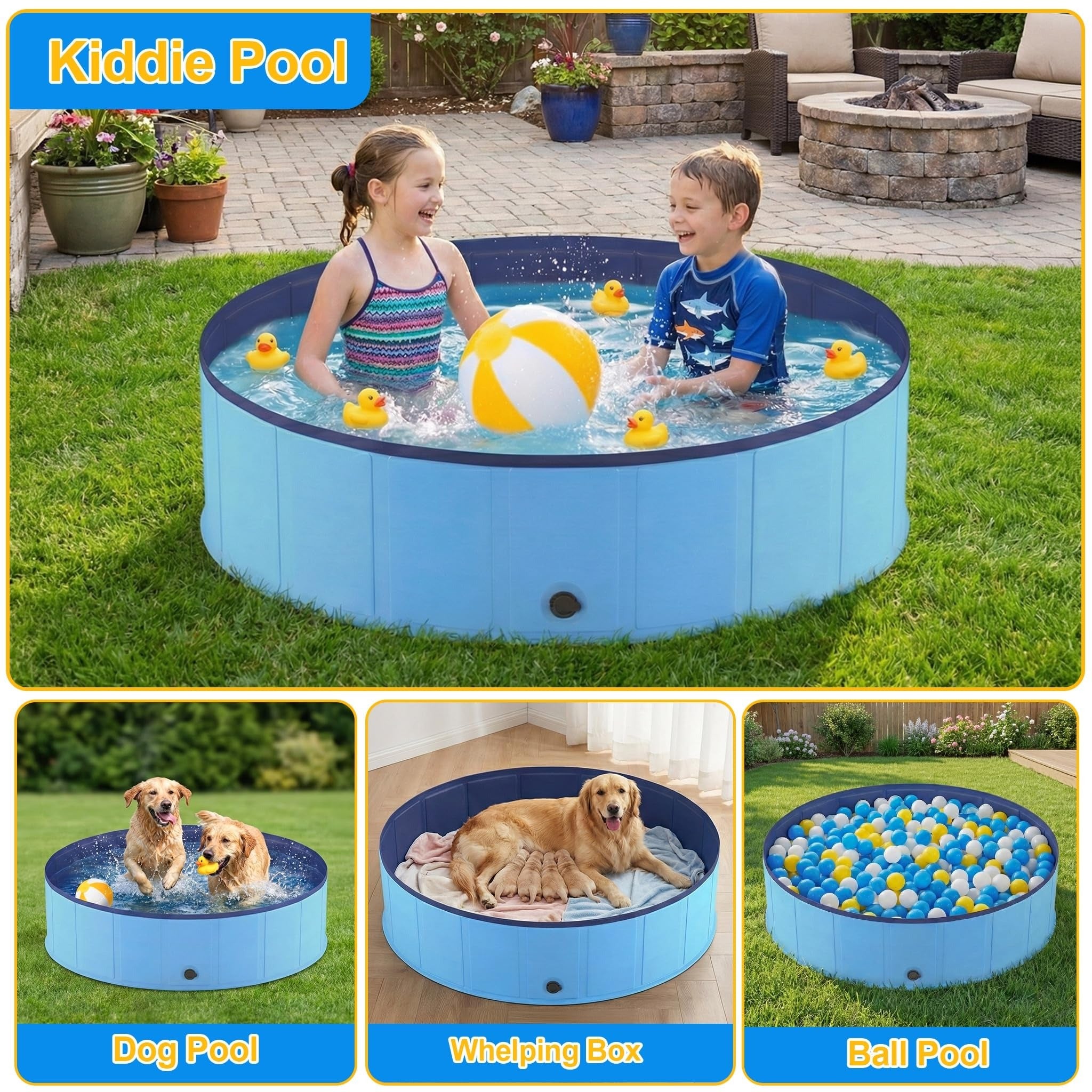Foldable Dog Pool