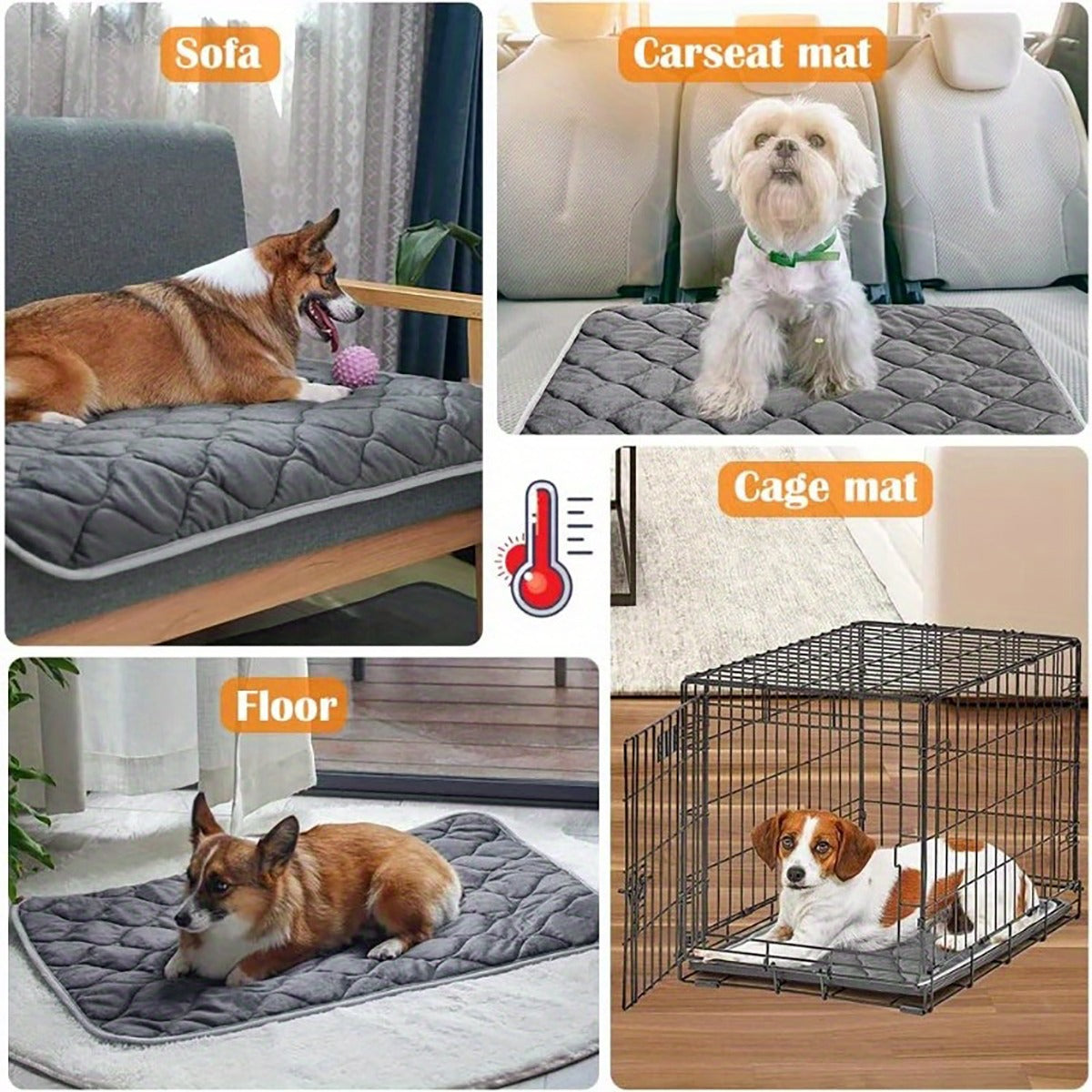 Self-Heating Cat & Dog Non-Slip Thermal Mat