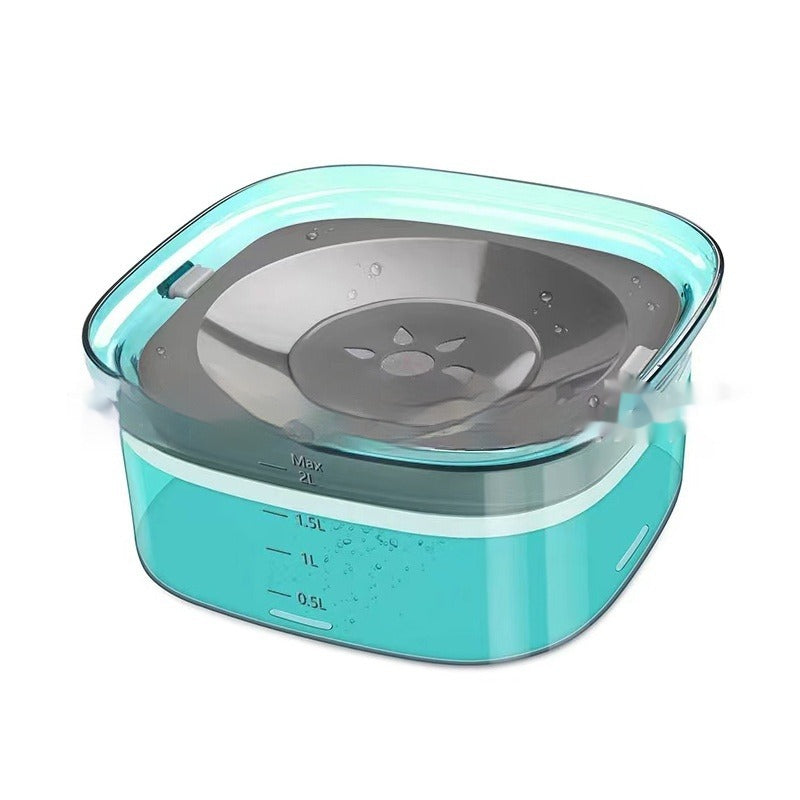Spill-Proof Slow-Feed Pet Water Bowl (2L & 4L)