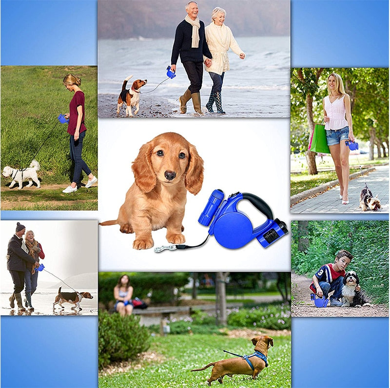 4.5m LED Light with Automatic Retractable Leash