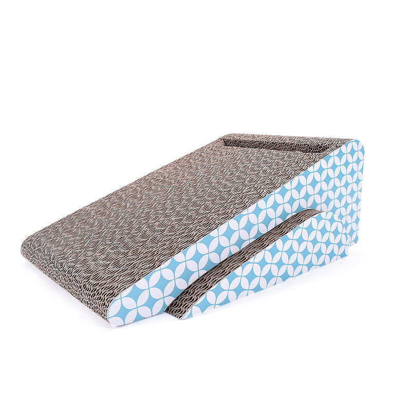 Double-Sided Cat Scratcher with Bell Ball Toy