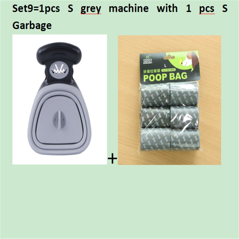 Dog Travel Foldable Pooper Scooper with Decomposable Bags