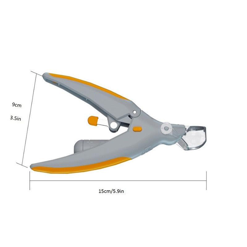 Pet Nail Clippers with Light and Magnifying Glass